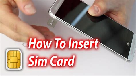 How To Insert & Remove A SIM Card .